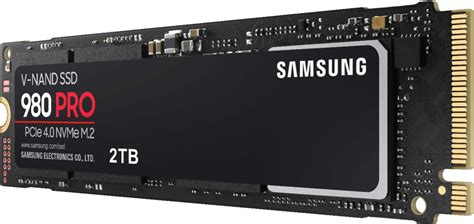 Samsung 980 PRO 2TB Internal Gaming SSD PCIe Gen 4 x4 NVMe MZ-V8P2T0B ...