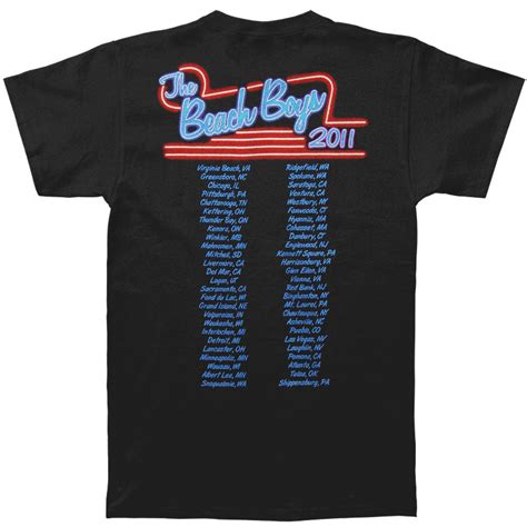 Beach Boys Drive In 2010 Tour T-shirt 178367 | Rockabilia Merch Store