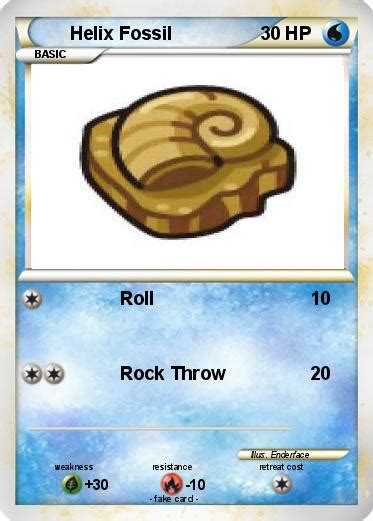 Pokémon Helix Fossil 21 21 - Roll - My Pokemon Card