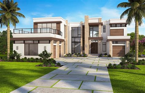 Plan 86052BS: Marvelous Contemporary House Plan with Options ...