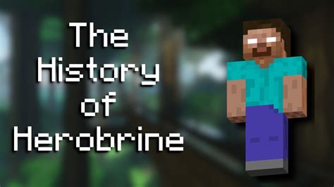 The History of Herobrine | Minecraft's Biggest Myth - YouTube