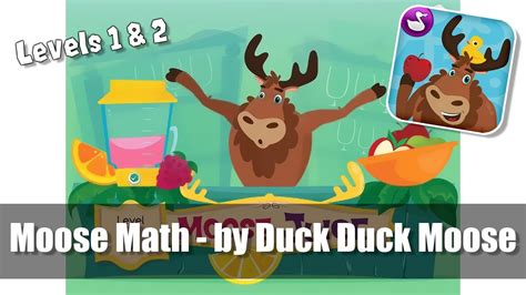 #1 Moose Math - by Duck Duck Moose - Levels 1 & 2 - Learning to Count ...