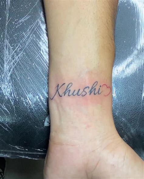 #khushi #nametattoo #royaltattoostudio #rampuraphul #bathinda #punjab # ...