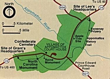 Appomattox Courthouse - Map Locator