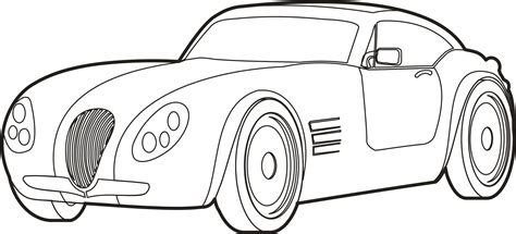 Car Outline Car - Clip Art Library