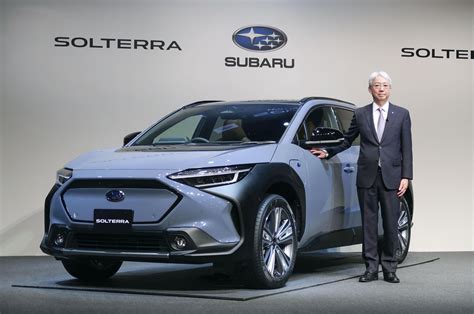 Japan's Subaru unveils first all-electric car, developed with Toyota ...