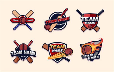 Cool Sporty Cricket Team Logo 16059973 Vector Art at Vecteezy