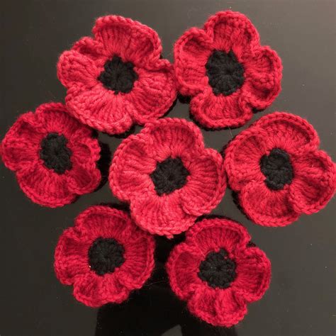 Free Patterns | Crochet poppy free pattern, Remembrance day poppy ...