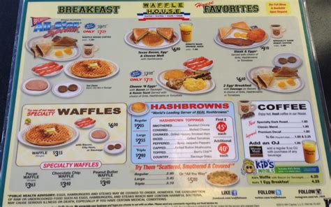 Waffle House Menu, Menu for Waffle House, Plainfield, Indianapolis ...