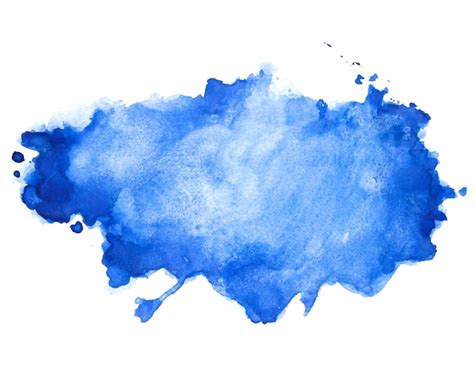 Free Vector | Abstract blue watercolor stain texture background design