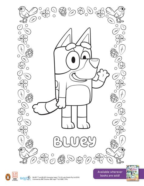 Bluey Printables and Activities | Brightly | Birthday coloring pages ...