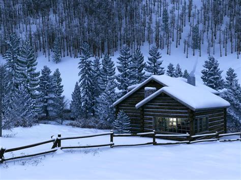 🔥 [40+] Log Cabin in Snow Wallpapers | WallpaperSafari