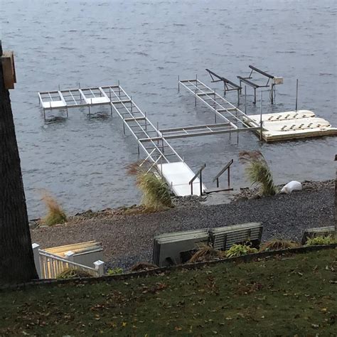 Take your dock cover off in the fall and then the dock will just freeze ...