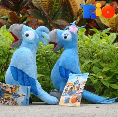 RIO Plush Toy RIO Plush Doll Toys RIO Movie Blu & Jewel & Rafael Plush ...