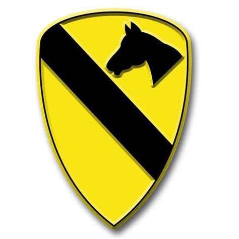 1st Cavalry Division Insignia Magnet by Classic Magnets, Collectible ...