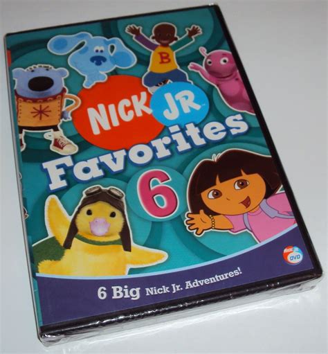 Nick Jr. Favorites Vol. 6 Six Nickelodeon (DVD NEW) Blue's Clues, Dora ...