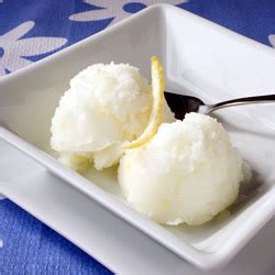 Sorbet au citron : la recette | Recettes de glaces et sorbets maison ...