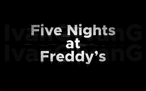 Recreated the FNaF logo on Photoshop! : r/fivenightsatfreddys