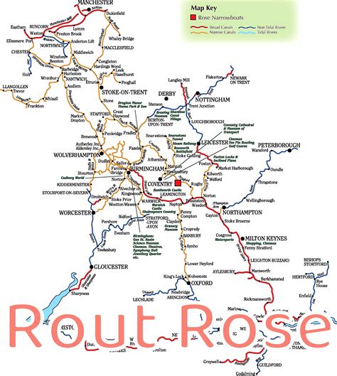 √ Manchester Canal Map