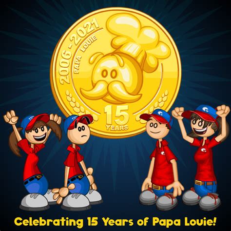 Celebrating 15 Years of Papa Louie! « Uncategorized « Flipline Studios Blog