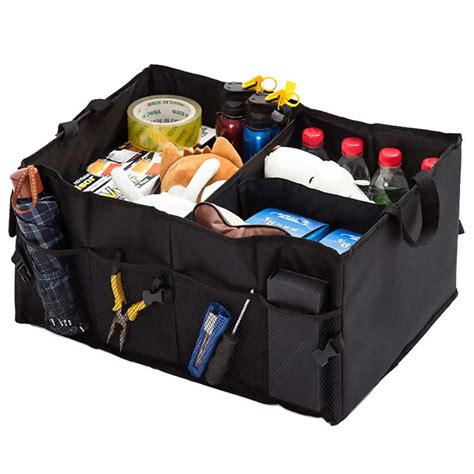 car auto Waterproof Foldable Black Car Boot Organizer Storage Bag ...