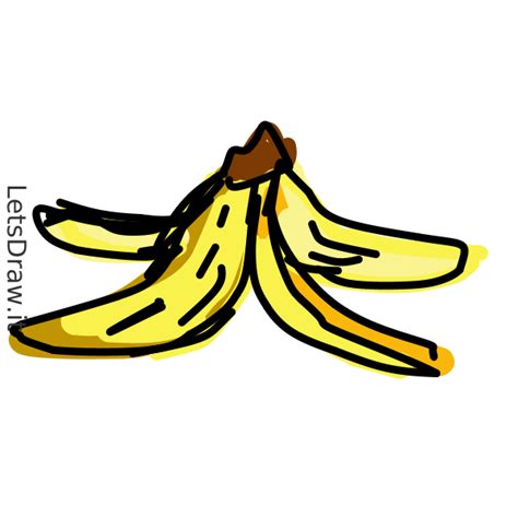 How to draw banana peel / qq3sp9k15.png / LetsDrawIt