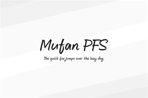 Mufan PFS Font - Download Free - JustFreeFonts.com