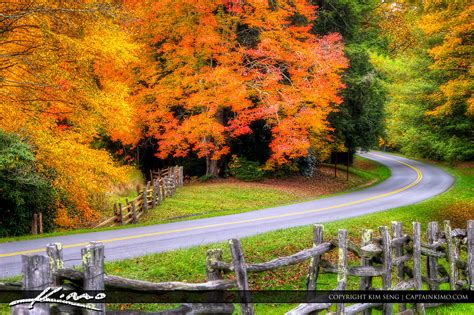 Fall Colors along the Blue Ridge Parkway Linville North Carolina | HDR ...