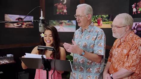 MOANA Behind The Scenes With The Voice Cast - Dwayne Jonshon Aulli'i ...