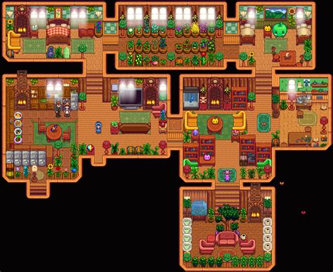 My Stardew Valley Farm House Interior : r/StardewValley