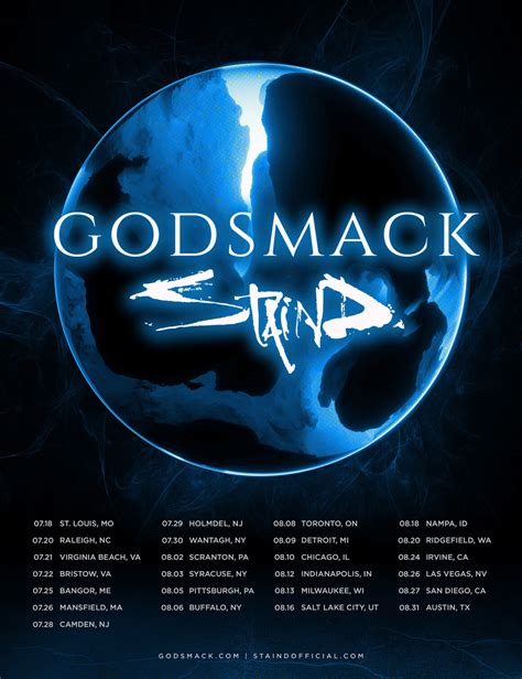 Godsmack, Staind Announce 2023 Tour - The Rock Revival