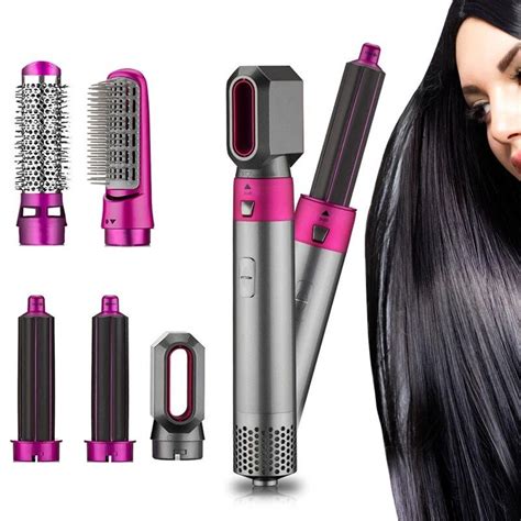 Air Styler 5 in 1 Electric Hair Dryer Air Brush Anion Hot Air Comb ...