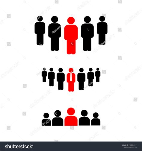 Flat Icon Team Work Set Vector Stock Vector (Royalty Free) 1902012271 ...