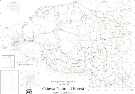 Ottawa National Forest - Ottawa National Forest Map