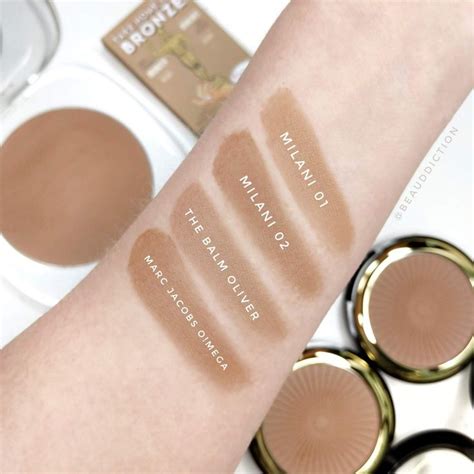 Milani Silky Matte Bronzing Powder Swatches | Bronzing powder, Makeup ...