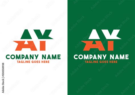 Letter AY logo design vector template, AY logo Stock Vector | Adobe Stock