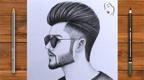 25 Easy Male Face Drawing Ideas - How to Draw