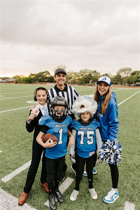 Our Family's Football Halloween Costume - Merrick's Art