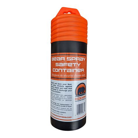 Bear Spray Safety Container with Foam – Kodiak Wildlife Products | Bear ...