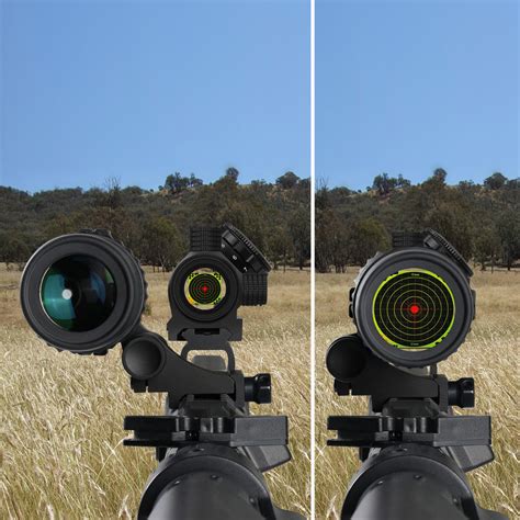 Feyachi M36 Red Dot Magnifier - Flip to Side OpticsX