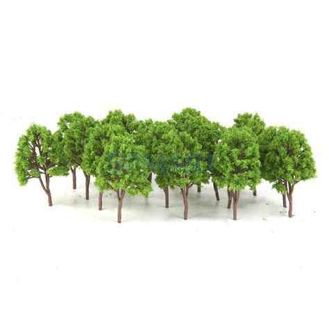 Wholesale-Plastic Model Trees N Scale Train Layout Wargame Scenery ...