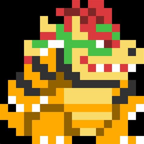 Bowser Pixel Art | Mario Amino