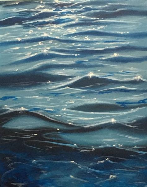 Acrylic Painting/original Art - Etsy | Water art, Ocean painting, Water ...