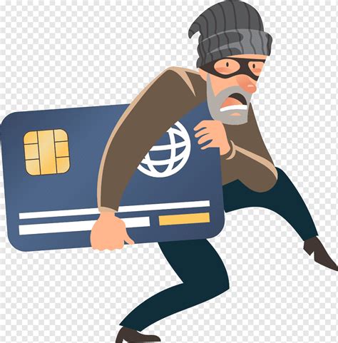 Burglar illustration, Robbery Cybercrime Icon, Credit card theft ...