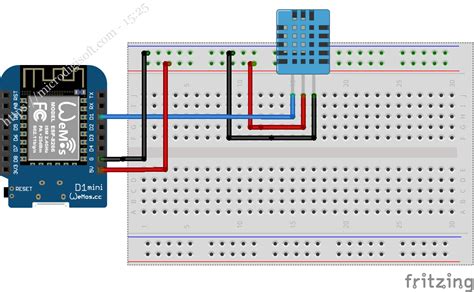 DHT11 Web Server with WeMOS D1 Mini using Arduino IDE