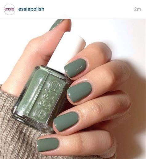 Fall Green Essie Nail Polish