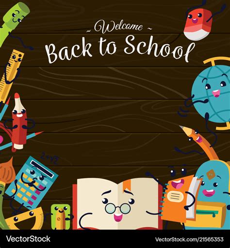 Unique Welcome Back To School Poster