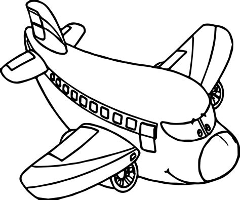 Printable Airplane Coloring Pages