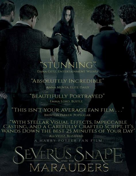 Severus Snape and the Marauders – Harry Potter Fan Film | Snape ...