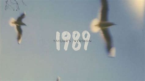 1989 Taylor's version | Bakgrunn